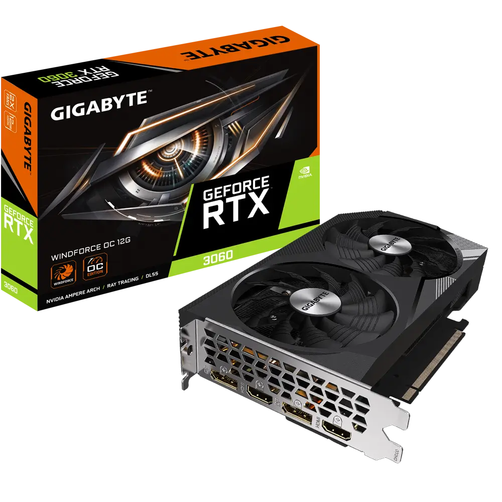 Gigabyte NVIDIA GeForce RTX 3060 WINDFORCE OC 12GB grafička kartica